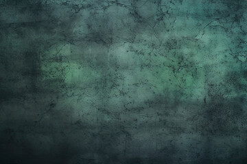 Dark dirty surface black and green grunge background, wallpaper.