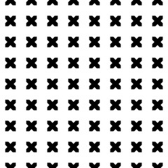 Seamless surface pattern design with crosses. Cross shapes wallpaper. Repeated figures background. Mosaic motif. Tiles image. Digital paper for page fills, web designing, textile print. Vector art.