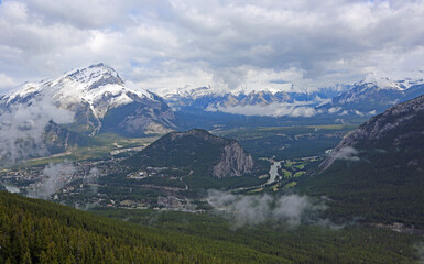 Fototapeta na wymiar View at Banff - Canada