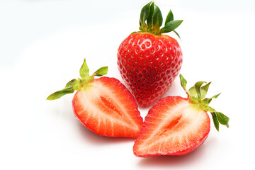 fresh delicious strawberry on white background studio shot 6