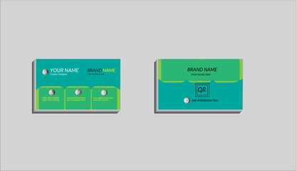 Creative business card,template,professional
card design with clean geomatic shape.