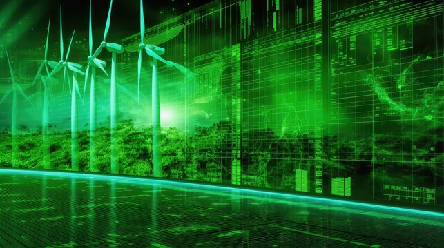 Producing Green Energy to protect against global warming and fighting climate change, Sustainable Energy for protecting and building a new green environment