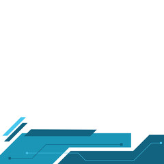 Geomteric Footer Element