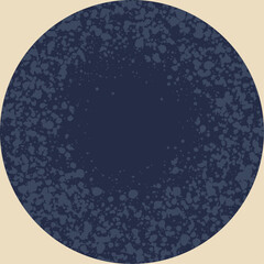 Textured Circle In A Square 