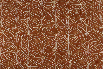 a pattern based on the traditional and earthy designs found in Bogolanfini fabrics