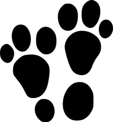 footprint icon vector symbol design illustration