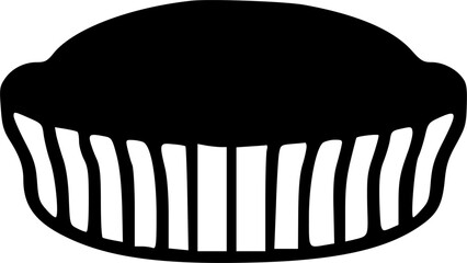 pie icon vector symbol design illustration