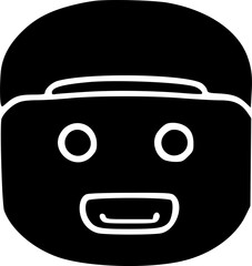 Chatbot icon vector symbol design illustration