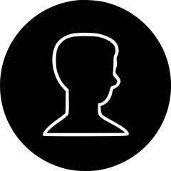 profile icon vector symbol design illustration