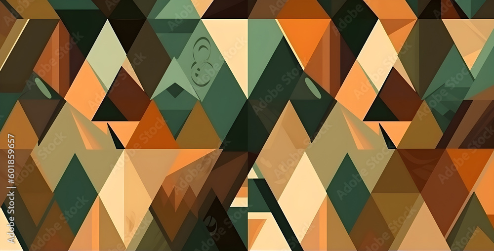 Poster simple contemporary retro color trendy texture background abstract colorful geometric shape wallpape
