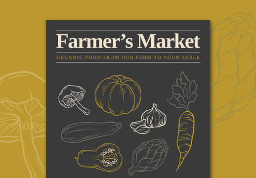 Organic Farmer's Market Poster