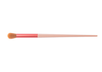 Cosmetic makeup brush isolated on white background.Blush, eyeshadow contour, foundation, concealer bronzer, angled brushes. makeup set. beauty concept.