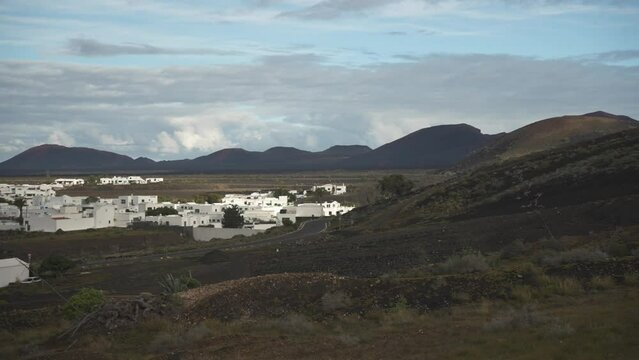 Uga viewed from above town, Uga, Las Palmas, Lanzarote