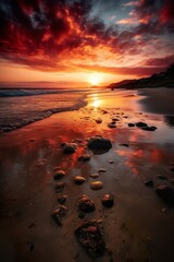 Obraz na płótnie Canvas Breathtaking sunset