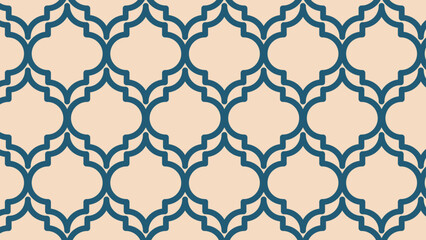 Seamless moroccan islamic pattern Background texture For fabric, background, surface design, packaging. Vector illustration