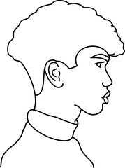 Afro Hair Illustration