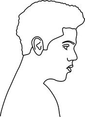 Afro Hair Illustration