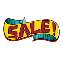 Retro Banner with text Discount .Hand drawn trendy design element . For sale Promotion or Advertisement offer