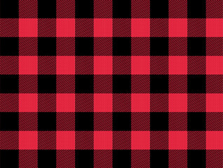 red and black plaid vector repeating pattern swatch seamless stitching fabric texture gingham striped checker