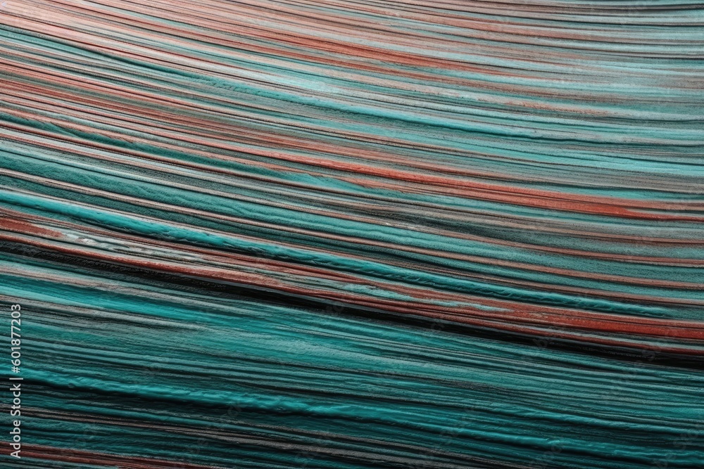 Poster an abstract wavy pattern in vibrant colors generative ai