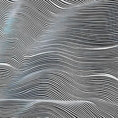 129 Wavy Lines: A dynamic and energetic background featuring wavy lines in contrasting and vibrant colors that create a bold and edgy look4, Generative AI
