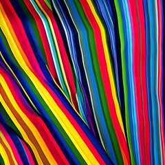 122 Rainbow Stripes: A playful and colorful background featuring rainbow stripes in bold and vibrant colors that create a cheerful and energetic atmosphere5, Generative AI