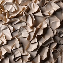 152 Crumpled Paper: A creative and artistic background featuring crumpled paper texture in soft and pastel colors that create a unique and organic look2, Generative AI