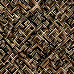 Fototapeta premium 190 Aztec Pattern: A natural and organic background featuring Aztec patterns in earthy and muted tones that create a tribal and ethnic vibe3, Generative AI