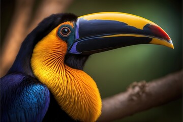 toucan in the jungle, generative ai