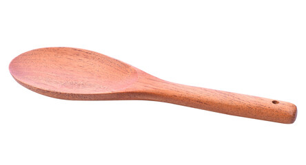 Wood or wooden spoon isolated transparent png