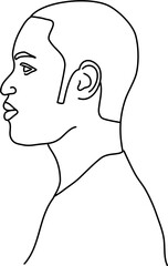 Man Outline Illustration