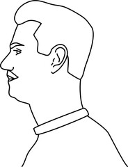 Man Outline Illustration