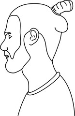 Man Outline Illustration