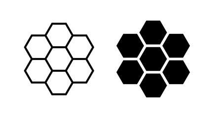 Honeycomb icon set