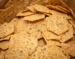 Organic multigrain crackers