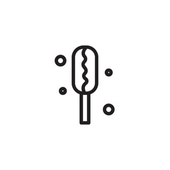 Fast Food Hot Outline Icon