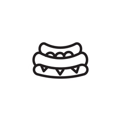 Fast Food Hot Outline Icon