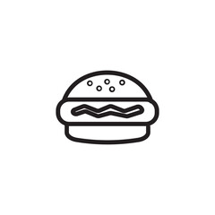 Fast Food Hot Outline Icon