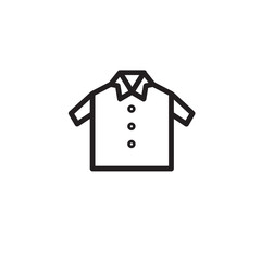 Fototapeta premium Fashion Shirt Wear Outline Icon