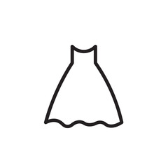 Fashion Shirt Wear Outline Icon