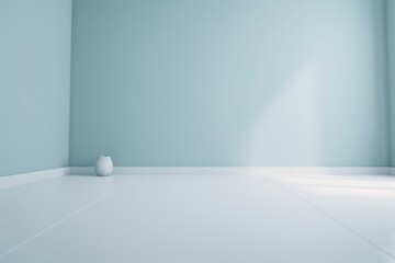indoor design interior background minimal room floor wall mockup abstract modern light. Generative AI.