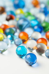 ビー玉の画像素材　マクロイメージ