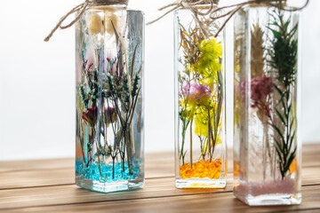 ハーバリウムの写真素地　インテリアイメージ