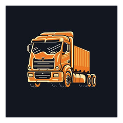 logo for a freight forwarding company with the form of a truck