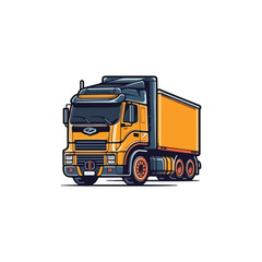 logo for a freight forwarding company with the form of a truck