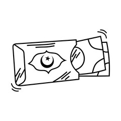 Ramadan Doodle Illustration