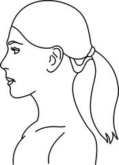 Woman Outline Illustration