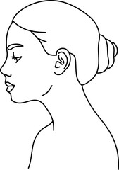 Woman Outline Illustration