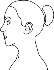 Woman Outline Illustration