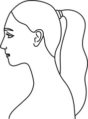 Woman Outline Illustration